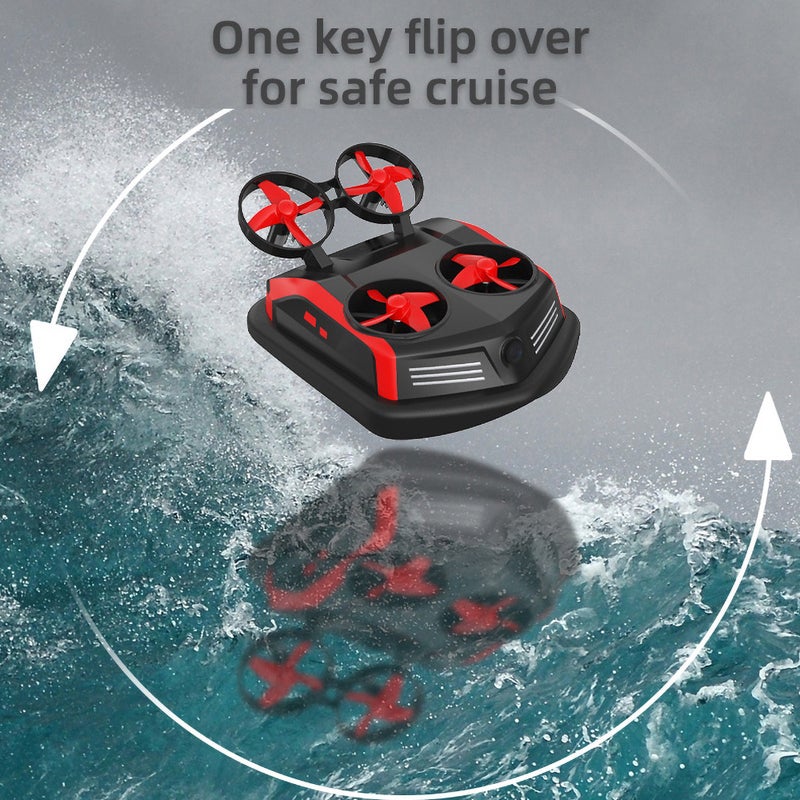 null - Mirarobot Domain S200 Mini Drone Remote Control Boat 23 x 8.5 x 19cm - Image 1
