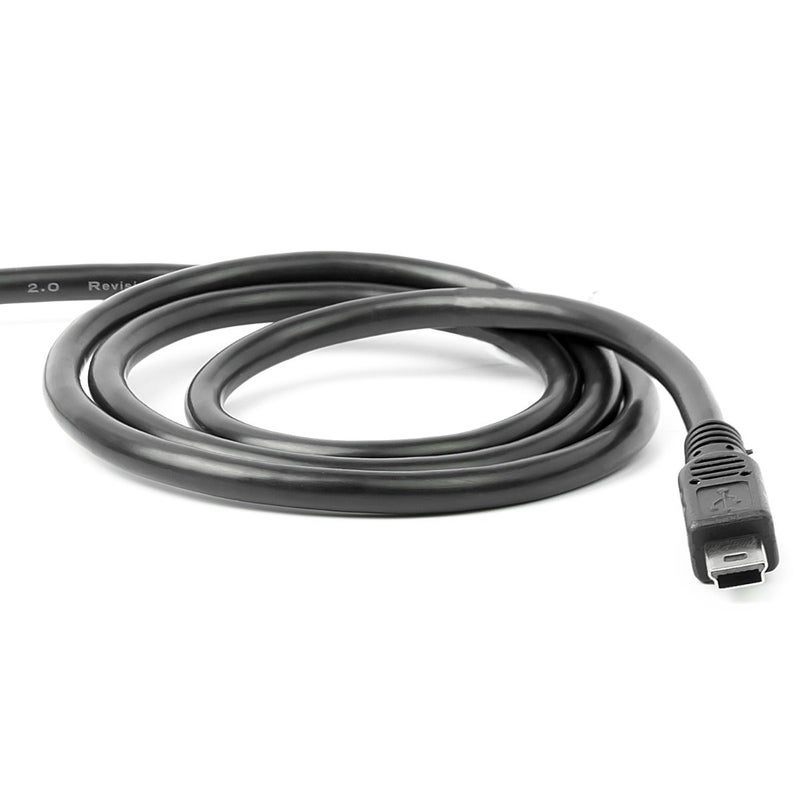 2B USB Mini 5 Pin To Two USB Male Cable Black  - Image 4