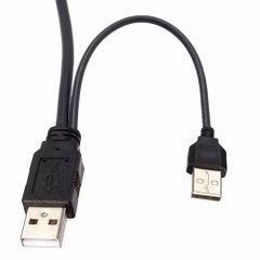 USB Mini 5 Pin To Two USB Male Cable Black - v1605174924/N40522009A_6