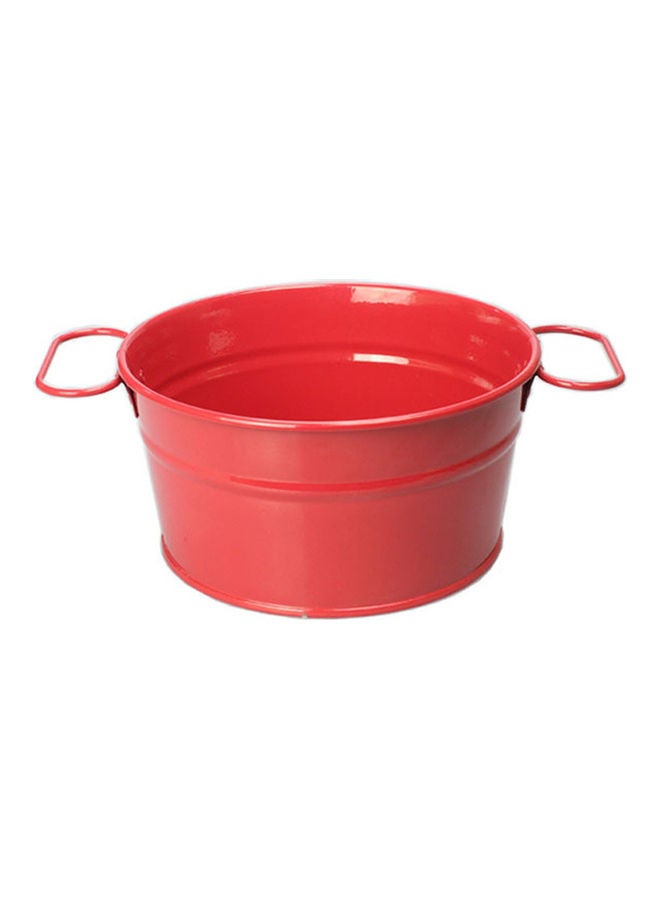 Generic Oval Stainless Steel Fries Barrel Restaurant Tableware for Snack Fried Chicken Seafood black 15*15*15cm  - Image 3