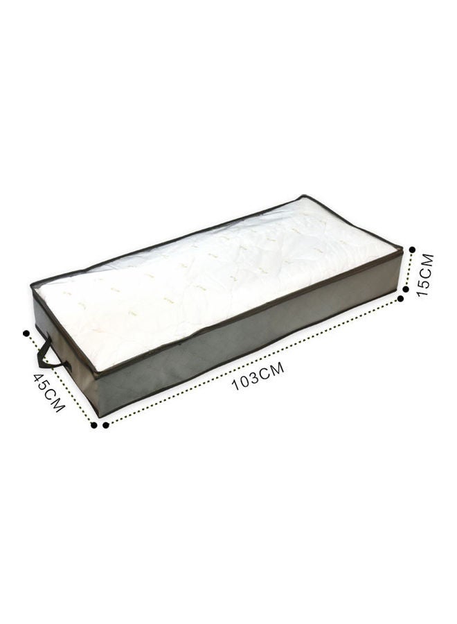 Storage Bag Bed Under Closet Storage Box Clothes Divider Organiser Quilt Bag Holder Organizer gray 27*27*27cm - Image 5