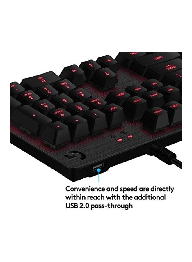Generic - Logitech G413 Backlit Mechanical Gaming Keyboard with USB Passthrough - Carbon - Image 1