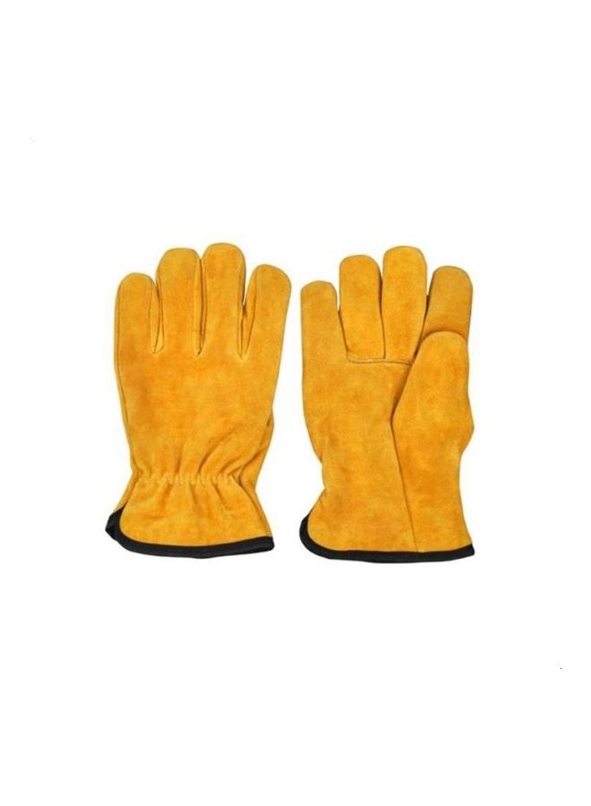 INGCO Safety Working Gloves Orange/Black L 