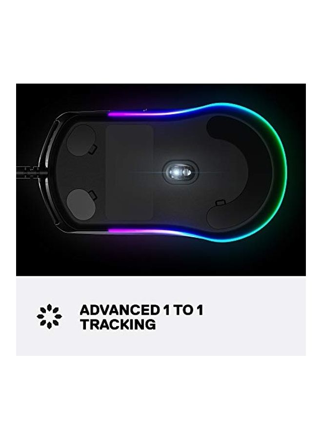 steelseries - Steelseries Rival 3 Gaming Mouse - 8,500 Cpi Truemove Core Optical Sensor 6 Programmable Buttons Split Trigger Brilliant Prism Rgb Lighting - Image 1