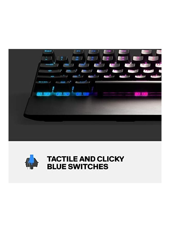 steelseries - Apex 7 Tkl Compact Mechanical Gaming Keyboard - Oled Smart Display Usb Passthrough And Media Controls - Image 1