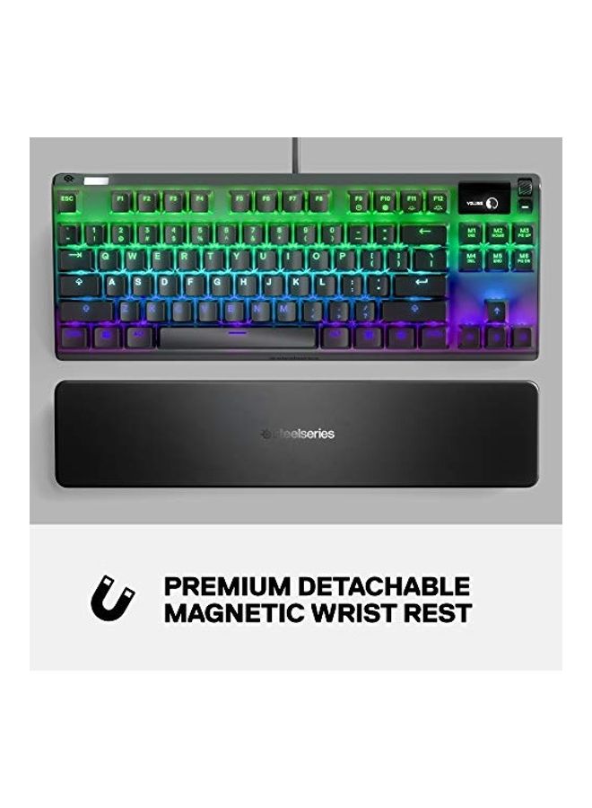 steelseries - Apex 7 Tkl Compact Mechanical Gaming Keyboard - Oled Smart Display Usb Passthrough And Media Controls - Image 1