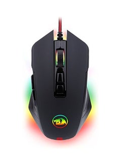 REDRAGON M715-RGB Gaming Mouse LED Backlit Wired MMO, Ergonomic High-Precision Programmable with 7 RGB Backlight Modes up to 10000 DPI User Adjustable for PC Computer  - Image 1