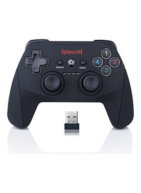 G808 Harrow Rechargeable Wireless Gamepad With USB Receiver, Joystick with Dual Vibration, for Windows PC, PS3, Playstation, Android