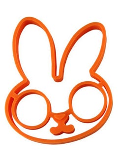 Silicone Rabbit Shape Frying Eggs Tools Cartoon Pancake Ring Egg Shaped Kitchen Tool Omelette Mold Orange 15*15*15cm