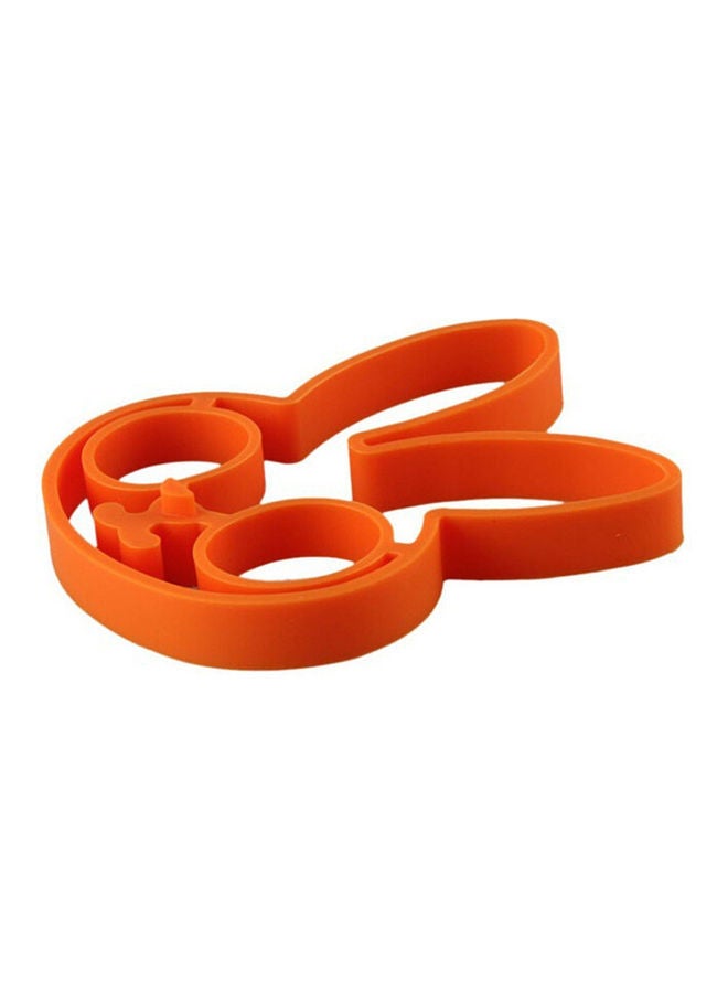 Generic - Silicone Rabbit Shape Frying Eggs Tools Cartoon Pancake Ring Egg Shaped Kitchen Tool Omelette Mold Orange 15*15*15cm - Image 1