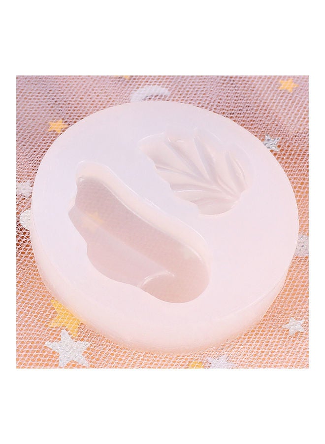 Silicone Crystal Mirror Leaves Epoxy Mold Handwork Decorative Mould Tool white 5*5*5cm - Image 4