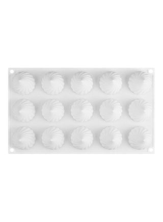 15 Cavity Silicone Molds DIY Cake Decorating Tools for Baking Ice Cream Chocolate Dessert Mousse white 20*20*20cm - v1605176502/N42300823A_1