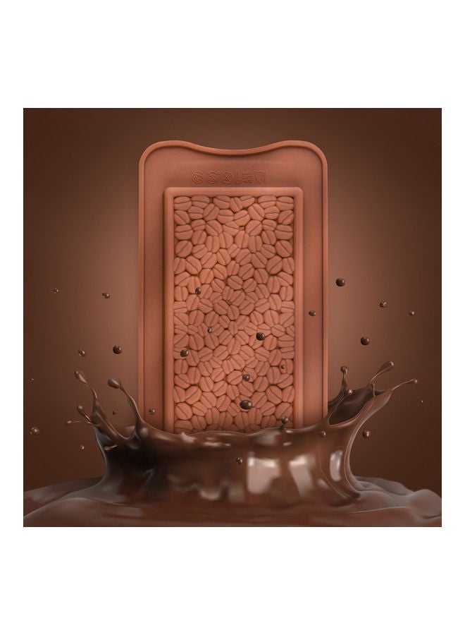 Coffee Beans Chocolate Silicone Mold Candy Cake Mould Biscuits Cookies DIY Baking Tool Brown 21*21*21cm  - Image 2