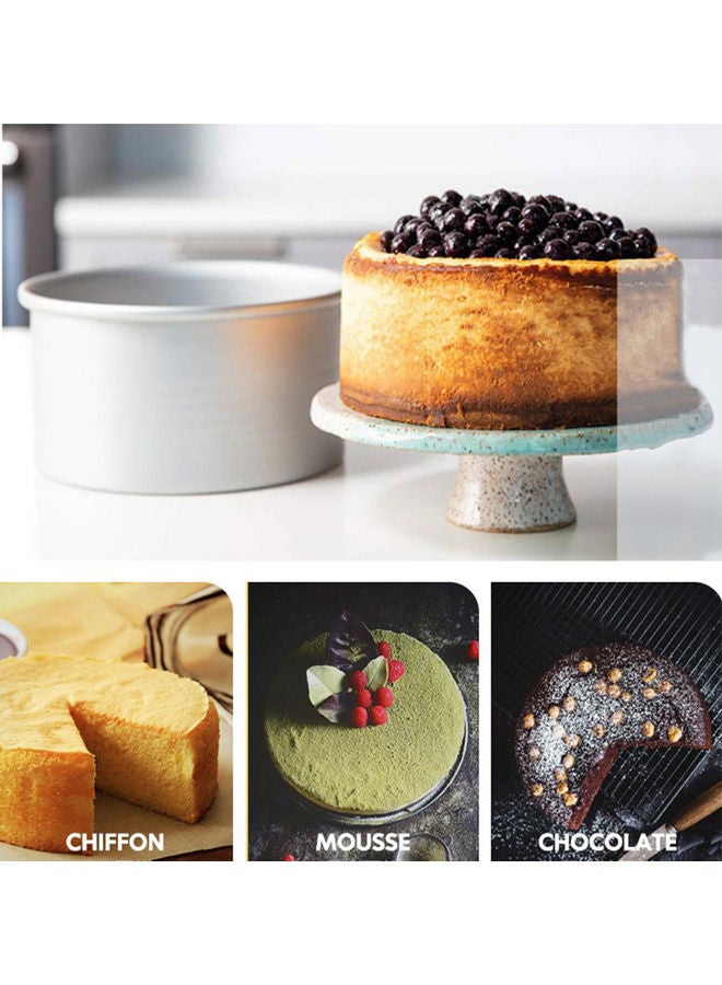 4Inches Aluminum Alloy Round Cake Mold Baking Mould Pan Nonstick Bakeware Tool multicolor 11*11*11cm - Image 4