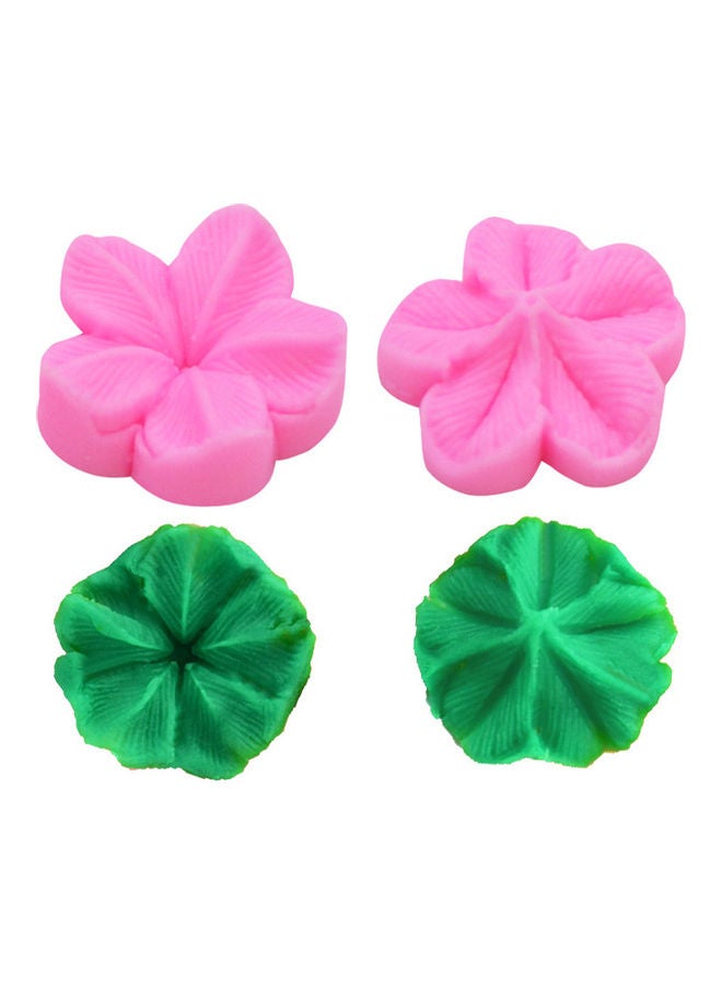 DIY Cake Decorating Plum Blossom Silicone Art Chocolate Fondant Mould Pink 3x3x3cm - Image 3