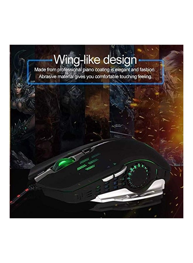 ساديس ماوس ألعاب سلكي بأربعة مستويات نقاط لكل بوصة قابلة للتعديل - Image 4