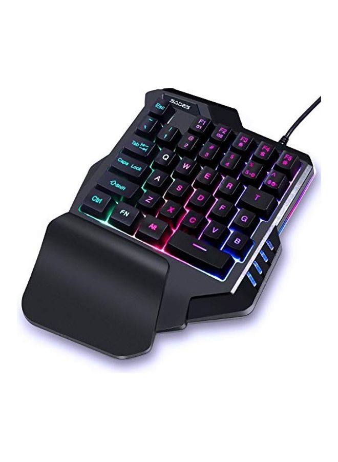 Sades One-Hand Gaming 35 Keys Keyboard - wired  - Image 5