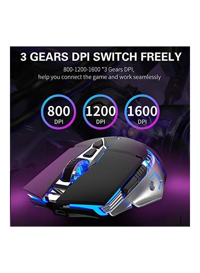 AULA - SC200 800mAh Rechargeable Bluetooth Wireless Mouse - Image 1