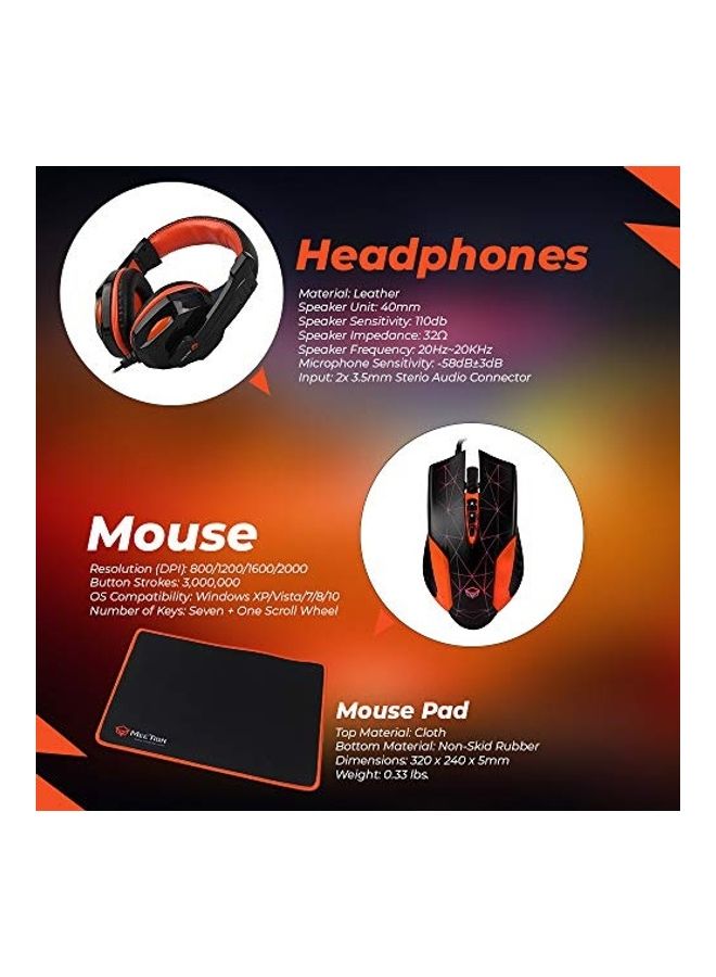Meetion - Gaming Keyboard And Mouse Add With Gaming Headset - wired - Image 1