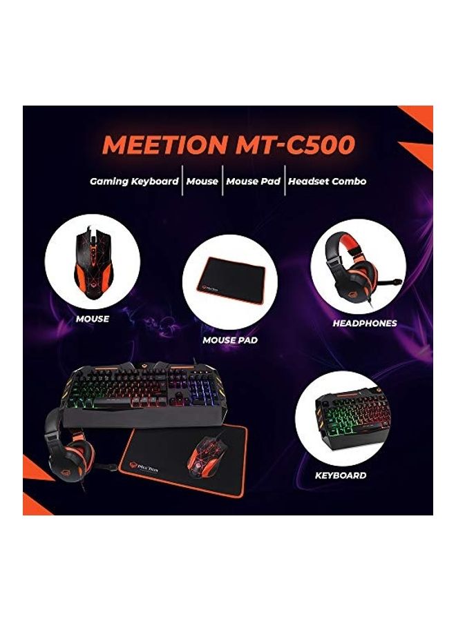 Meetion - Gaming Keyboard And Mouse Add With Gaming Headset - wired - Image 1