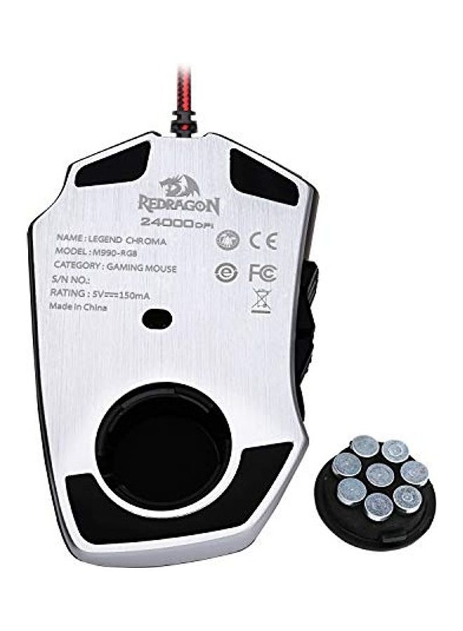 REDRAGON - M990 Legend 24000 DPI High-Precision Programmable Laser Gaming Mouse- wired - Image 1