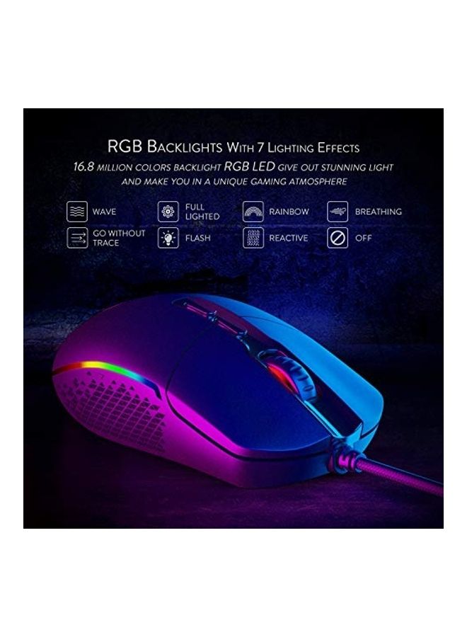 REDRAGON - M719 Invader Wired Optical Gaming Mouse - Image 1