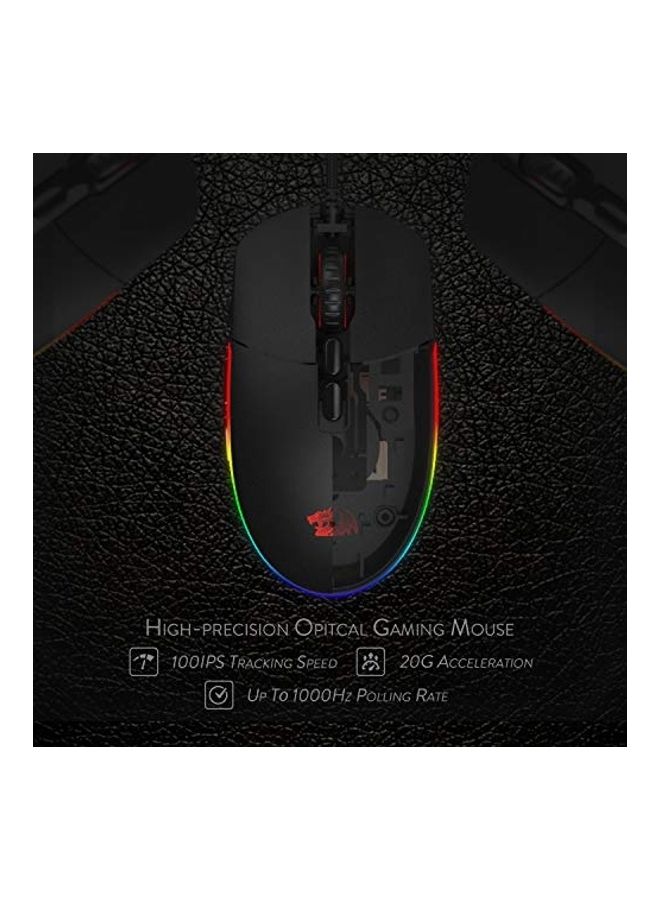 REDRAGON - M719 Invader Wired Optical Gaming Mouse - Image 1