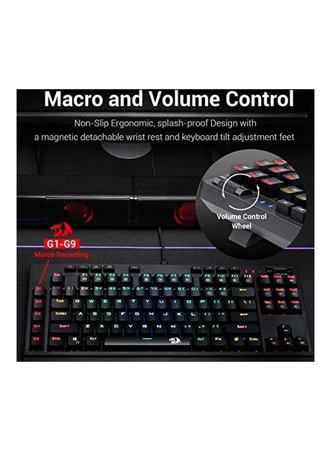 REDRAGON - K588 RGB Backlit Mechanical Gaming Keyboard - wired - Image 1