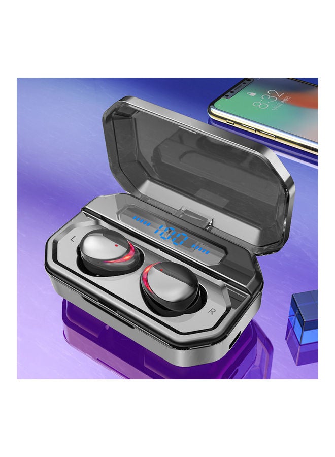 F8 Wireless Bluetooth Touch Control Stereo Earbuds Black - Image 2