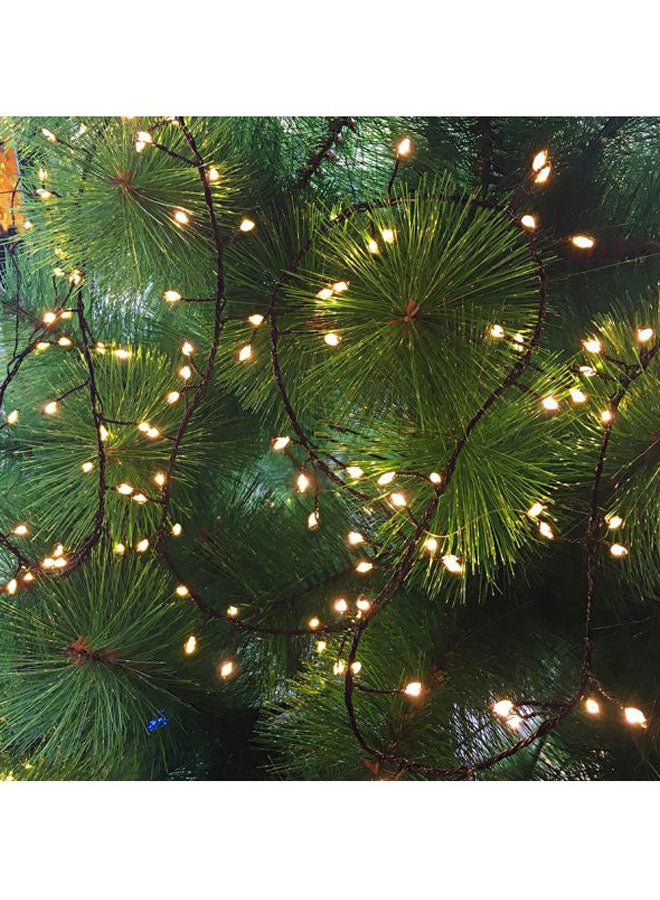 جلو لايف أضواء LED على سلك من النحاس بتصميم عنقودي أبيض دافئ 2متر