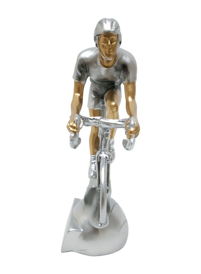 Cycling Trophy Silver/Gold 20cm 