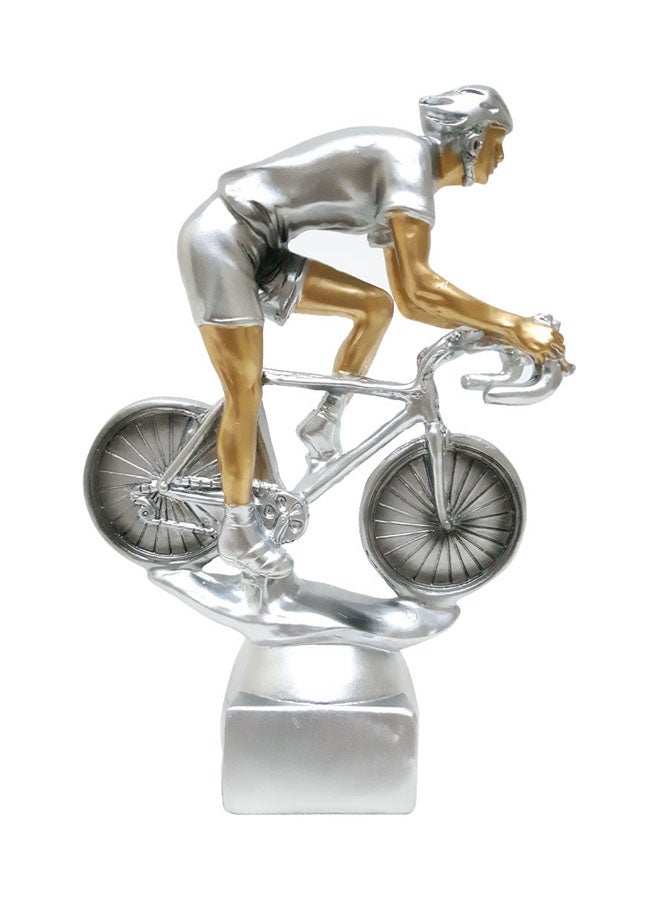 سبال جائزة ركوب الدراجات فضي / ذهبي 20سم - Image 3