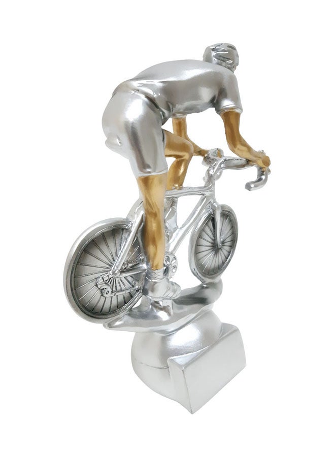 سبال جائزة ركوب الدراجات فضي / ذهبي 20سم - Image 4