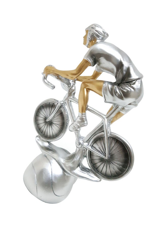 سبال جائزة ركوب الدراجات فضي / ذهبي 20سم - Image 5
