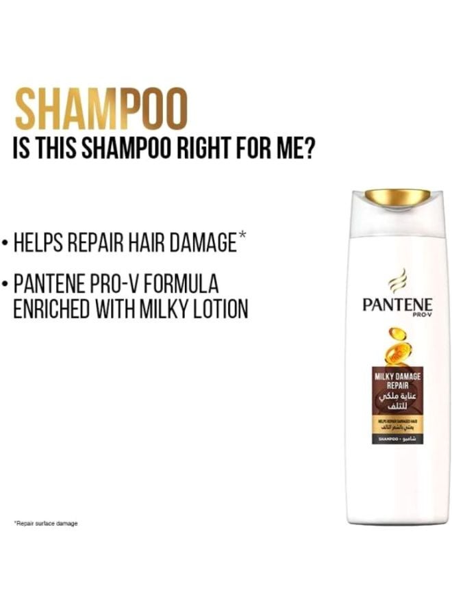 Pantene Pro-V Milky Damage Repair Shampoo 400ml - Image 2