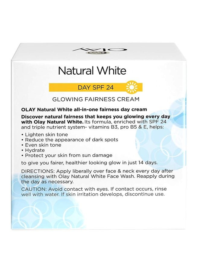 كريم نهاري ناتشرال وايت بعامل حماية من أشعة الشمس SPF 24 100جرام  - Image 5
