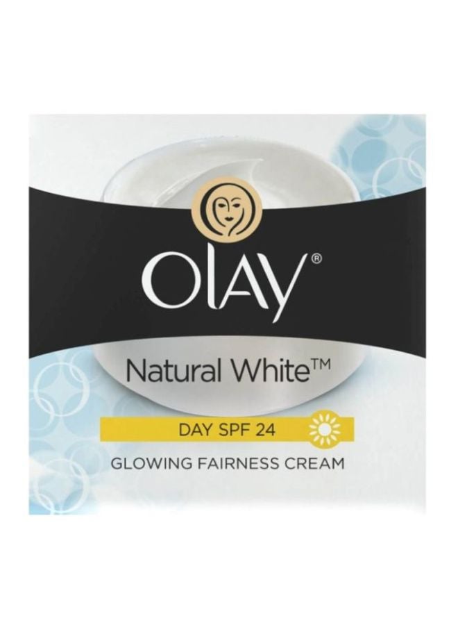 Olay Natural White Glowing Fairness Cream SPF24 Natural White 50grams  - Image 3