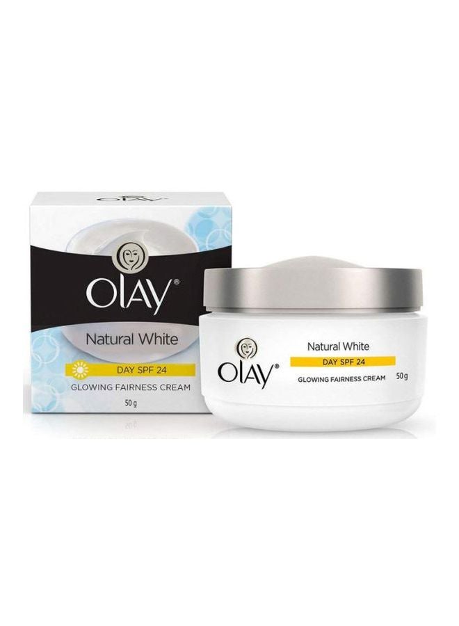 Olay Natural White Glowing Fairness Cream SPF24 Natural White 50grams  - Image 5