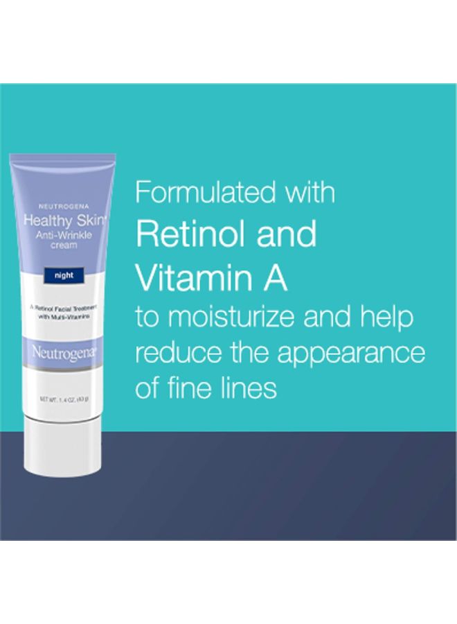 Neutrogena - Healthy Skin Anti Wrinkle Cream Night 1.40 Oz 1.4ounce - Image 1