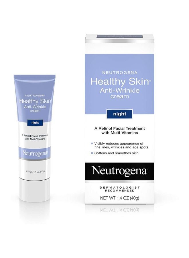 Neutrogena - Healthy Skin Anti Wrinkle Cream Night 1.40 Oz 1.4ounce - Image 1
