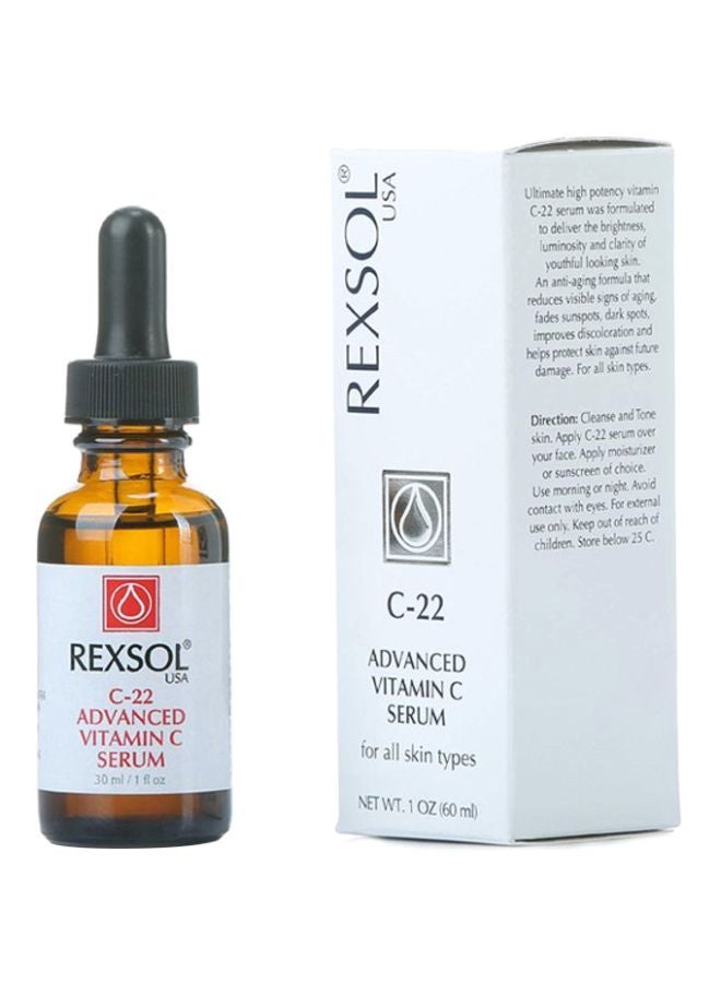 REXSOL C-22 Advanced Vitamin C Serum 30ml - Image 1