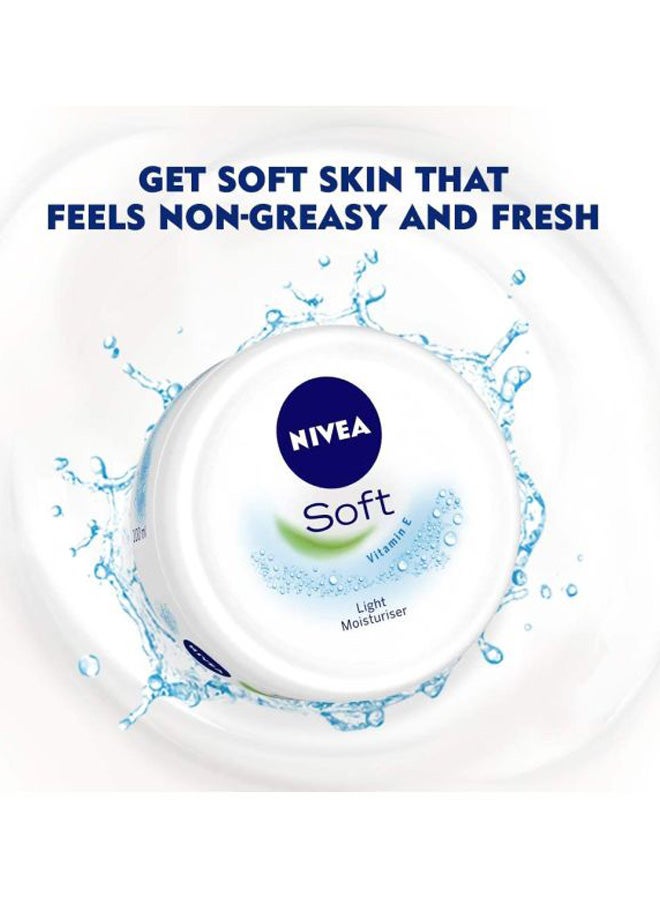 Nivea - Pack Of 2 Soft Moisturizing Cream 2x200ml - Image 1
