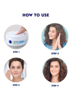 Nivea Pack Of 2 Soft Moisturizing Cream 2x200ml  - Image 5