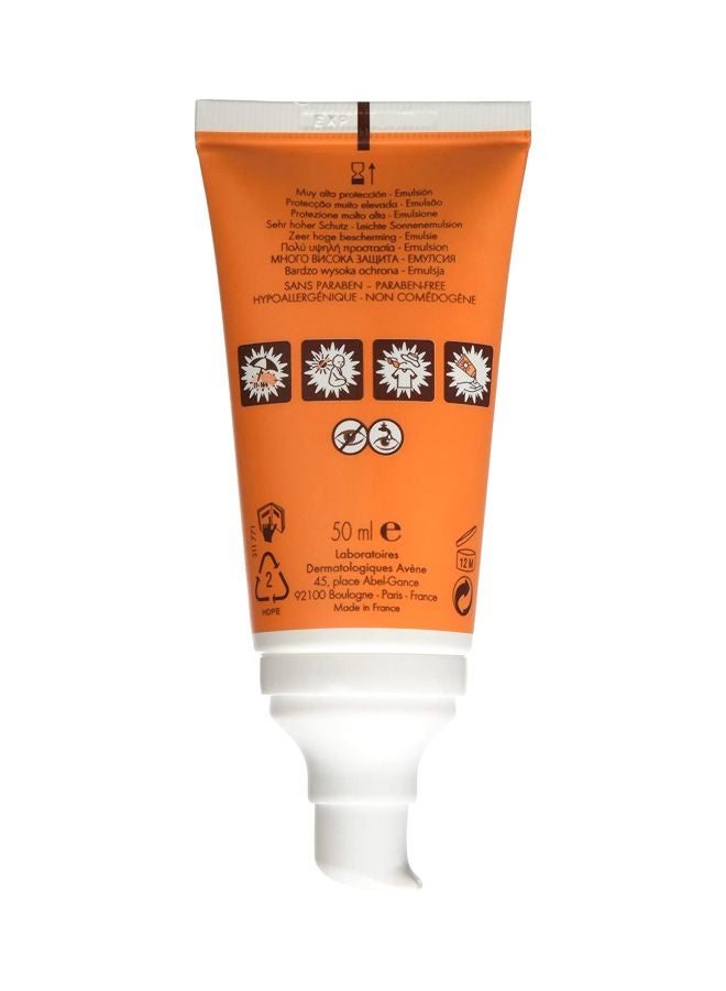 Avene High Protection Emulsion Sunscreen SPF50+ 50ml - Image 2
