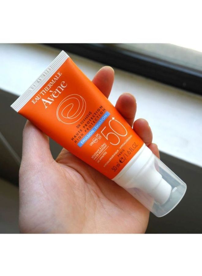 Avene High Protection Emulsion Sunscreen SPF50+ 50ml - Image 4