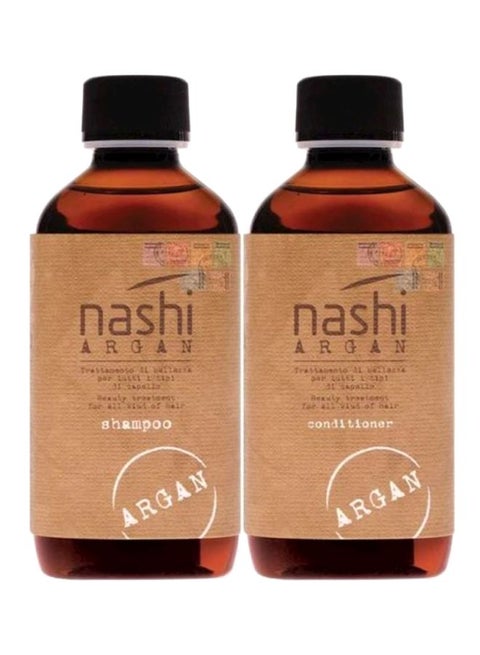 2-Piece Argan Shampoo And Conditioner Set 500ml