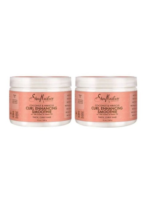 Pack Of 2 Coconut And Hibiscus Curl Enhancer Smoothie 340x2grams