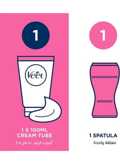 Veet Hair Removal Cream Naturals 100grams  - Image 3