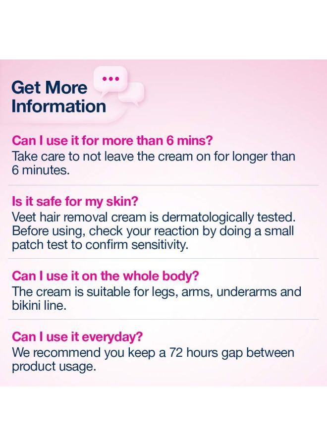 Veet SilkFit Hair Removal Cream 100grams - Image 3