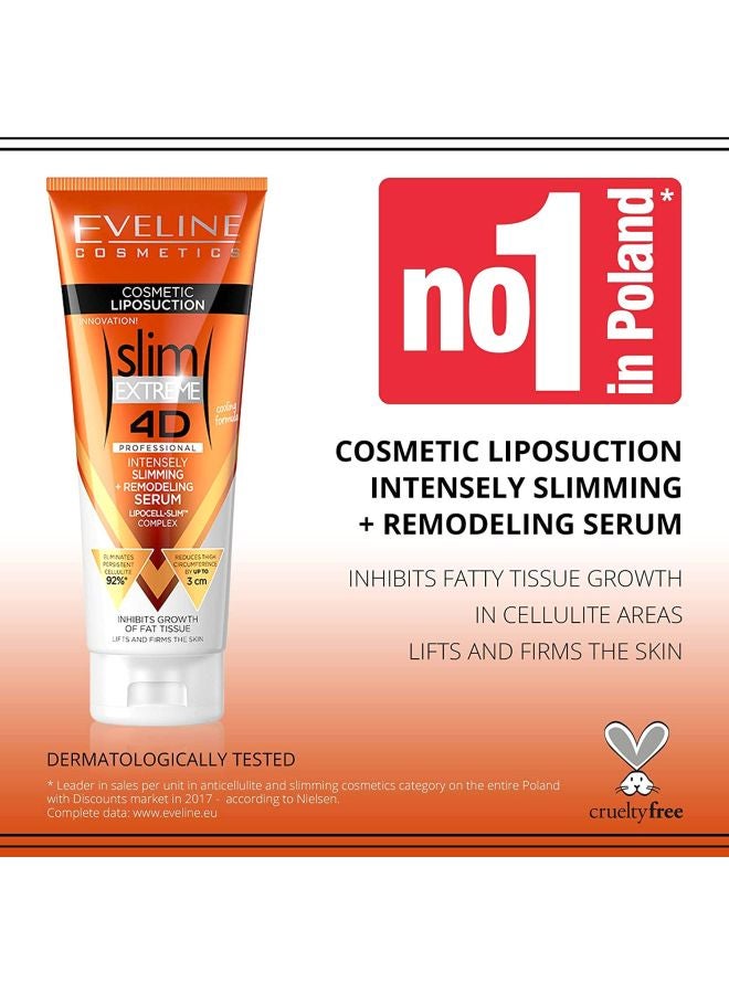 Eveline Slim Extreme 4D Intensely Slimming Plus Remodeling Serum 250ml  - Image 2